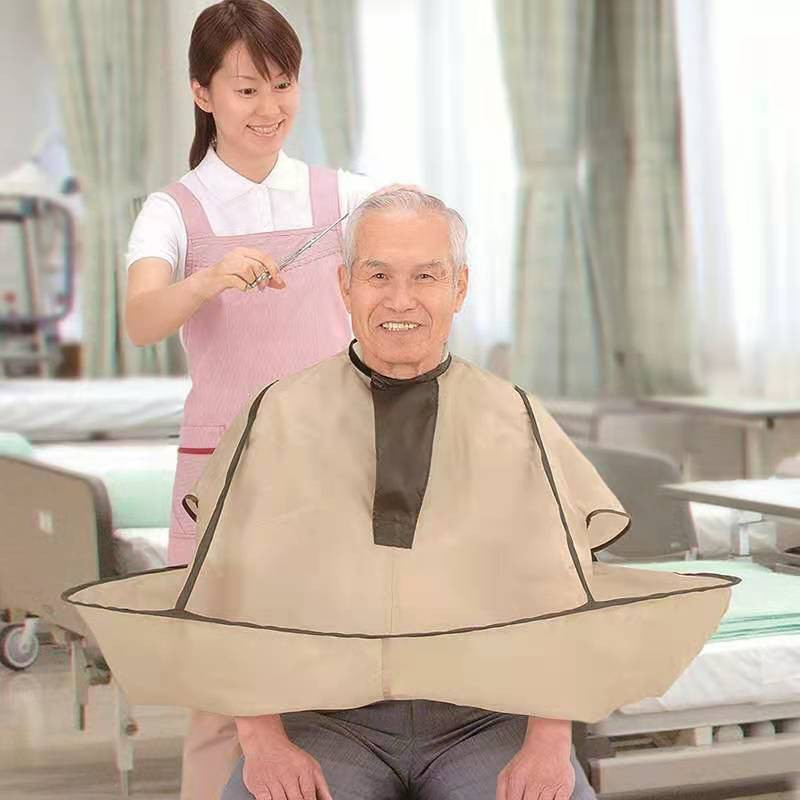 Profesionální kadeřnický plášť s deštníkovým designem