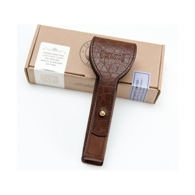 Kožené pouzdro na holicí strojek CF Mach 3