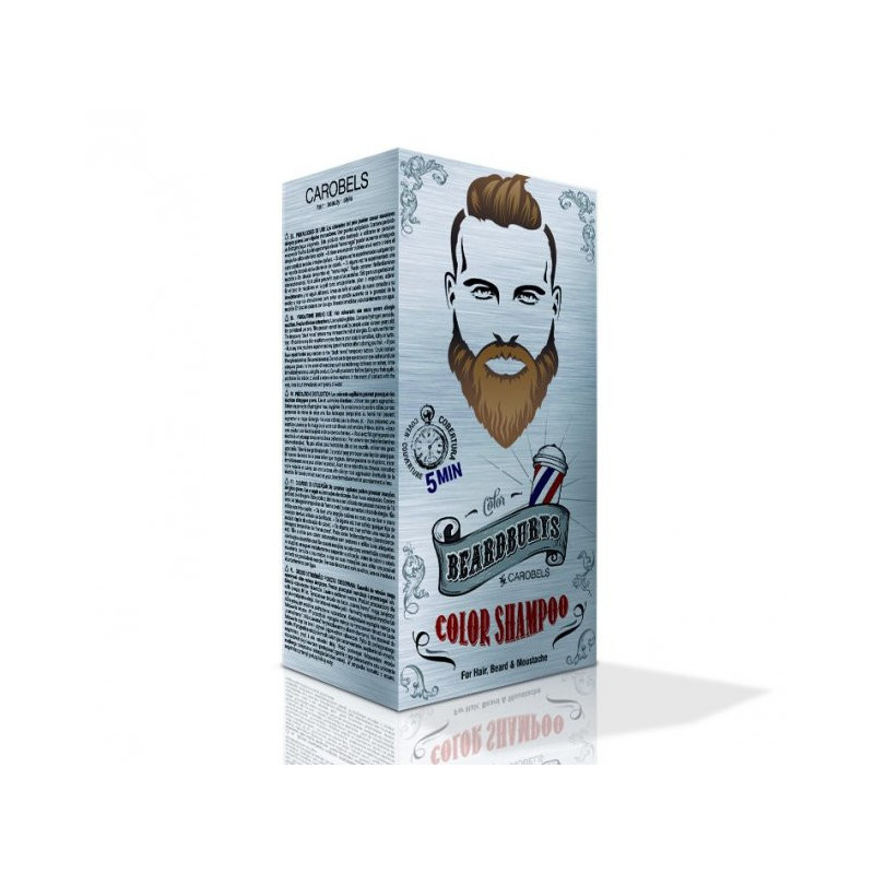 Beardburys barvící šampon na vlasy a vousy-světle hnědý