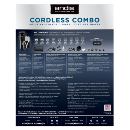 Andis Cordless Combo