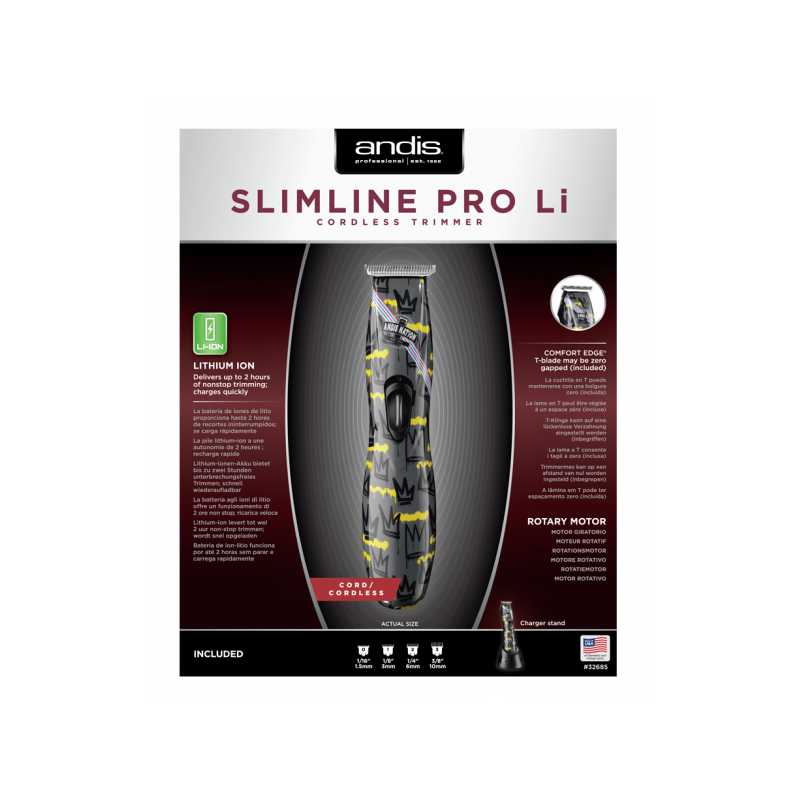 Andis Slimline Pro Li T-Blade - Graffiti Design
