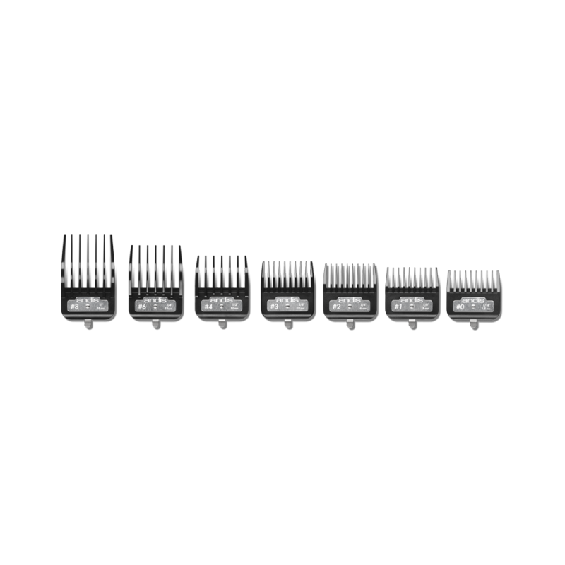 Sada plastových hřebenů Andis BG Series Premium Metal Clip