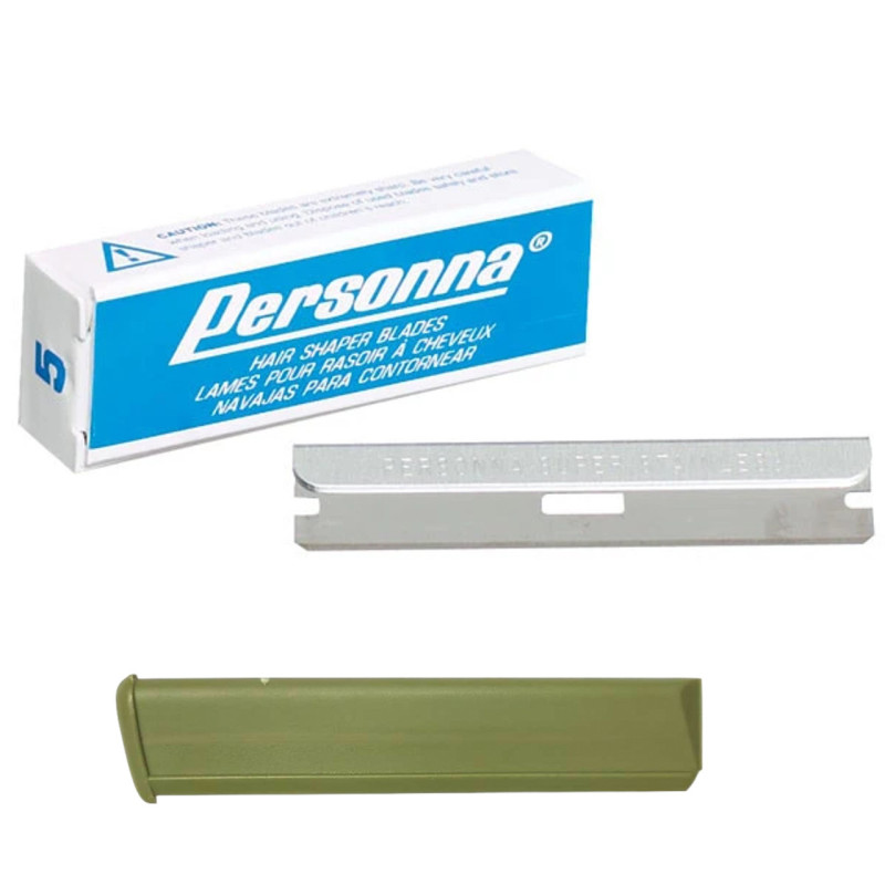 DOVO Solingen sada žiletek Shavette + držák